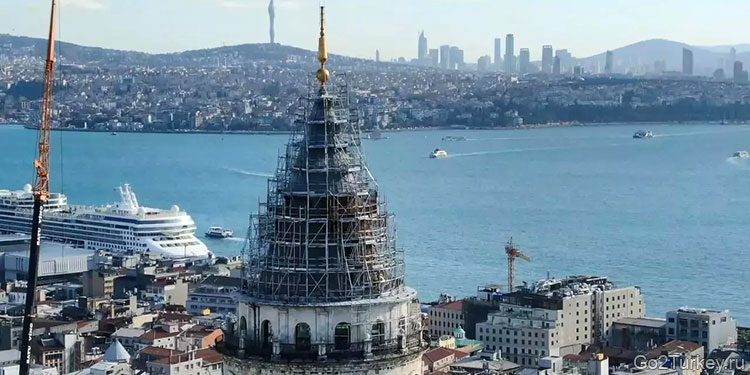 Реставрация в Галатской башне