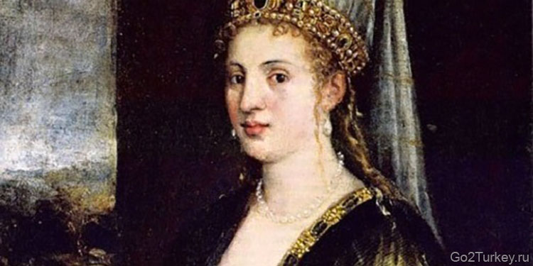 La Sultana Rossa. Автор — Тициан Вечелио. Портрет хранится в Музее города Сарасота США