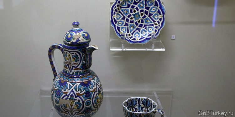 Керамическая посуда, Кютахья, глазурь, 19 век