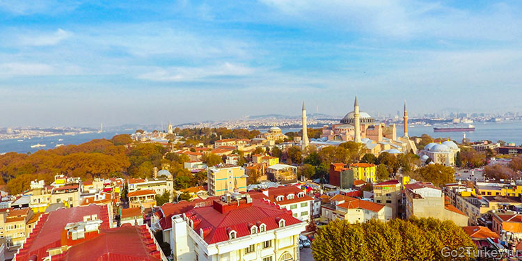 Вид на Стамбул из Отеля